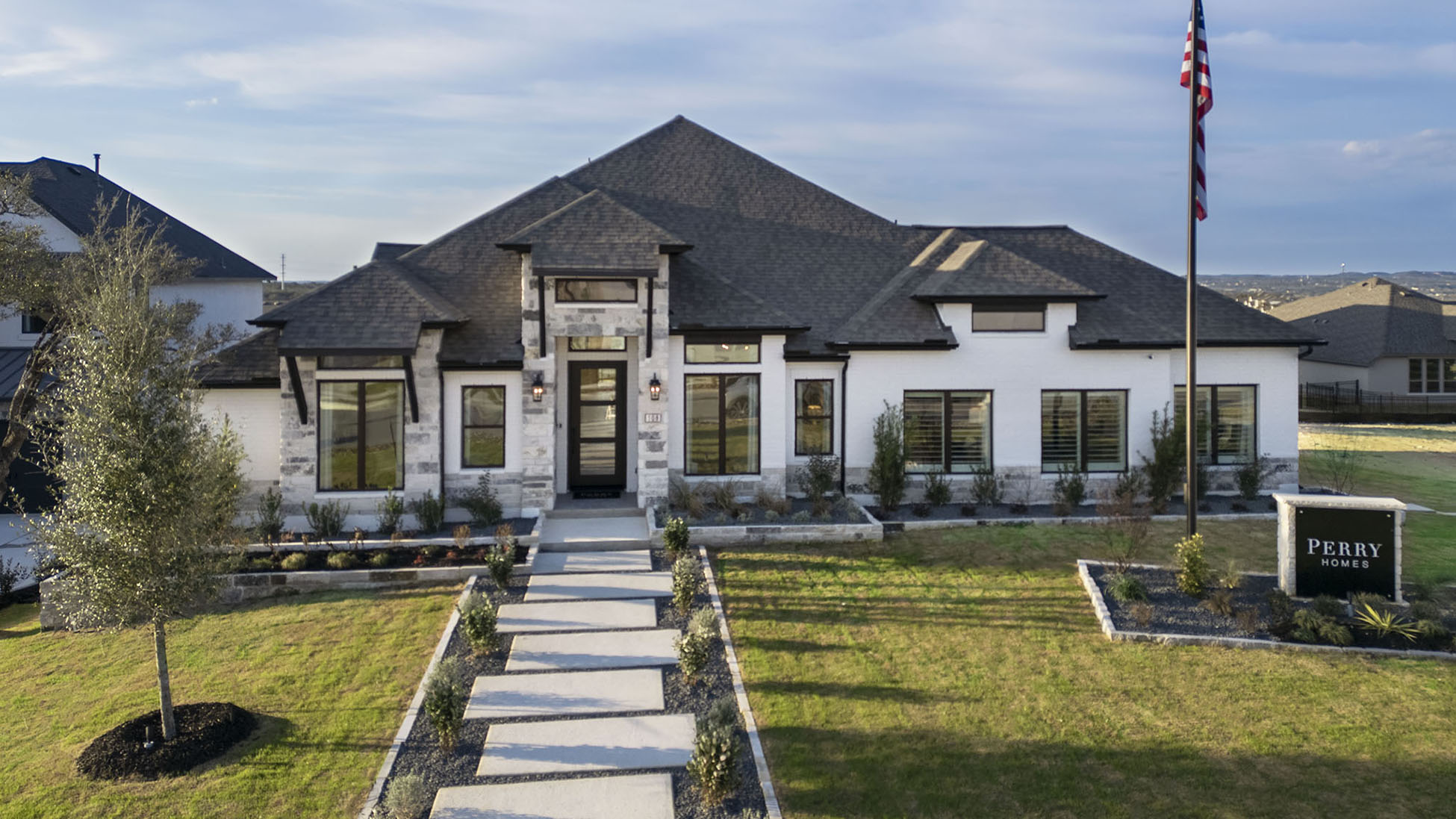 perry model home exterior
