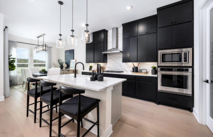 model home kitchen