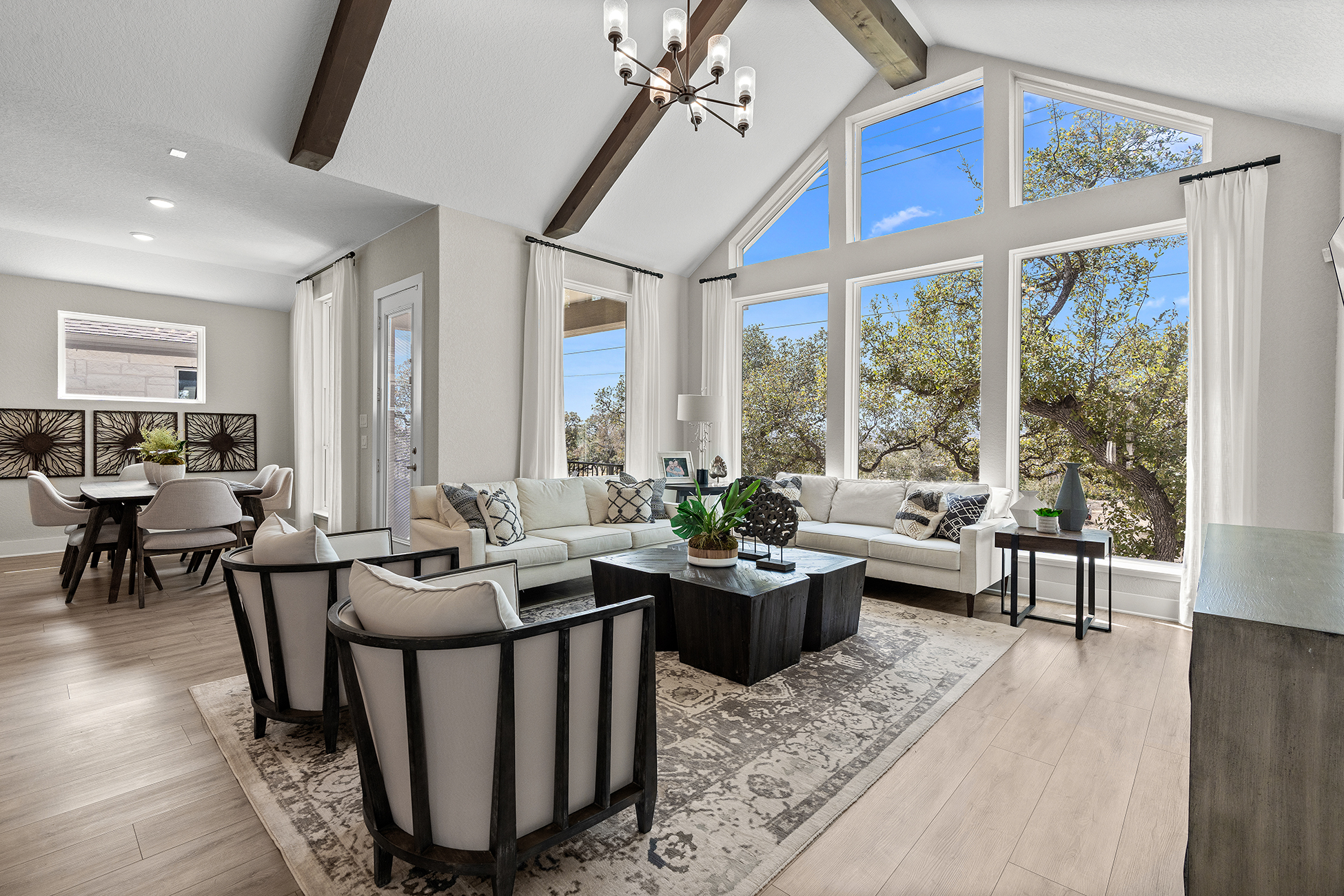 chesmar model home living room