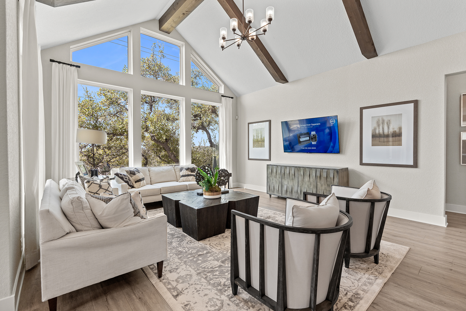 chesmar model home living room