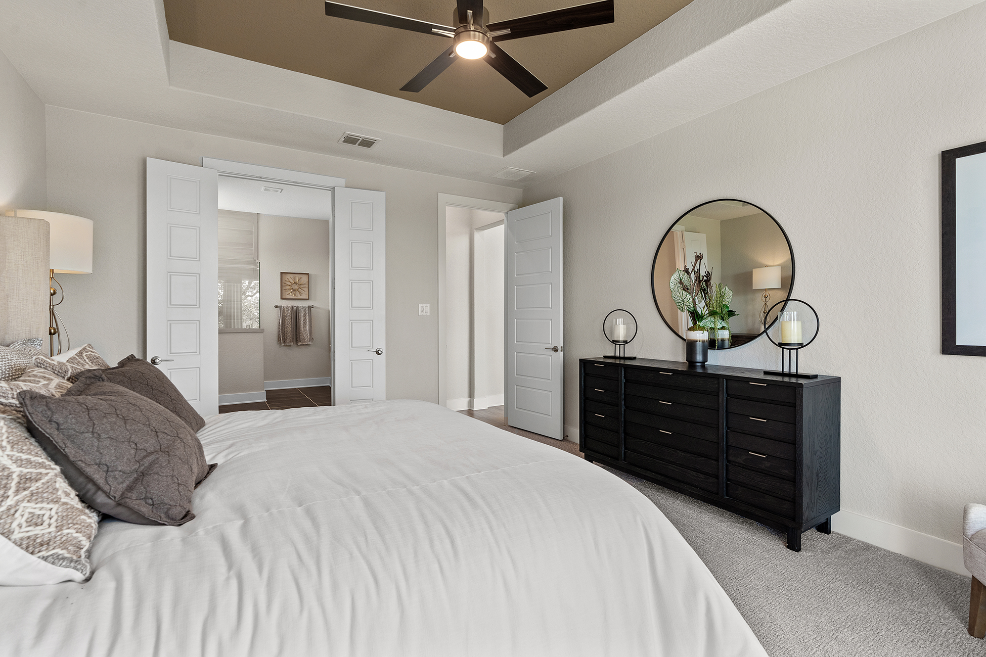 chesmar model home primary bedroom