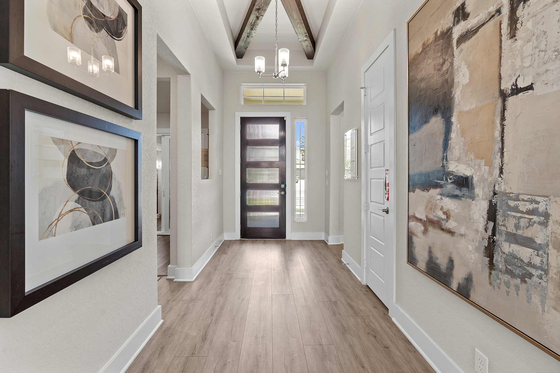 chesmar model home entry way