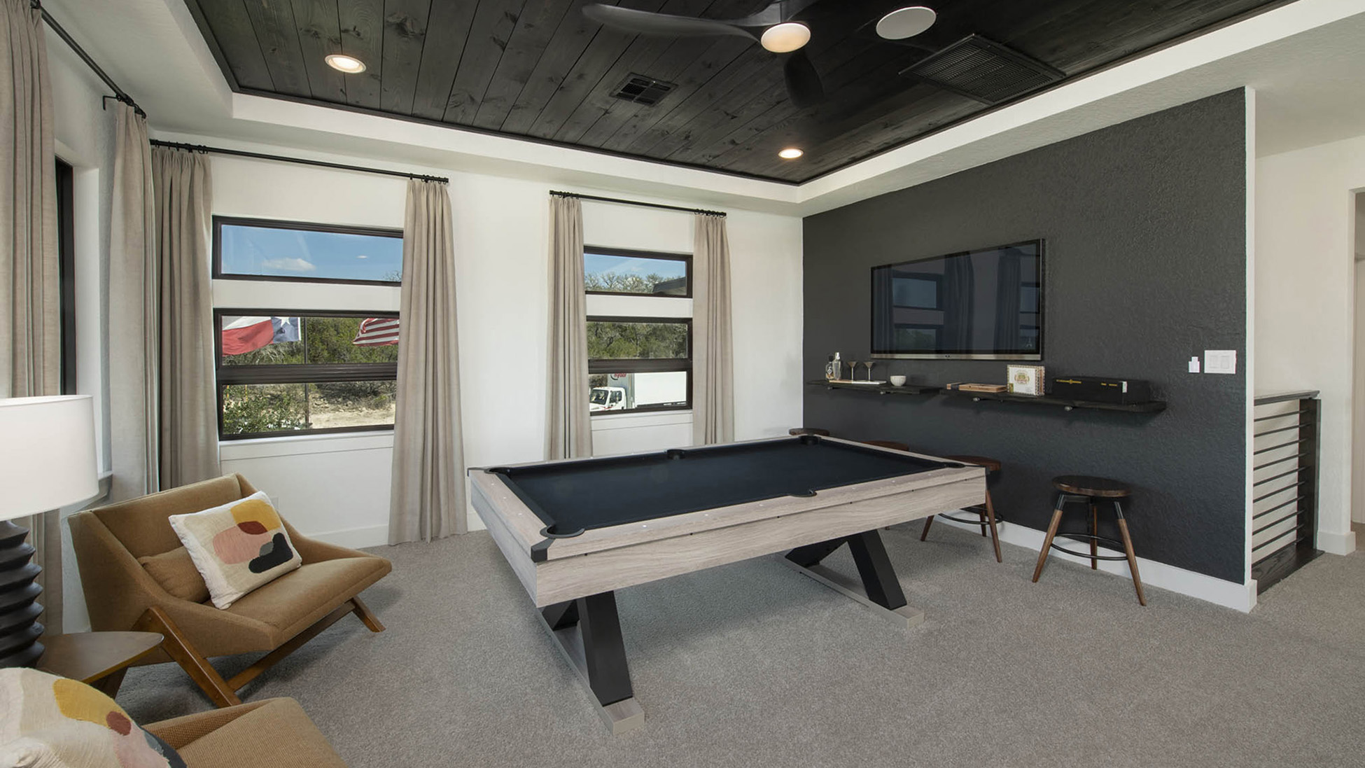 perry model home flex room