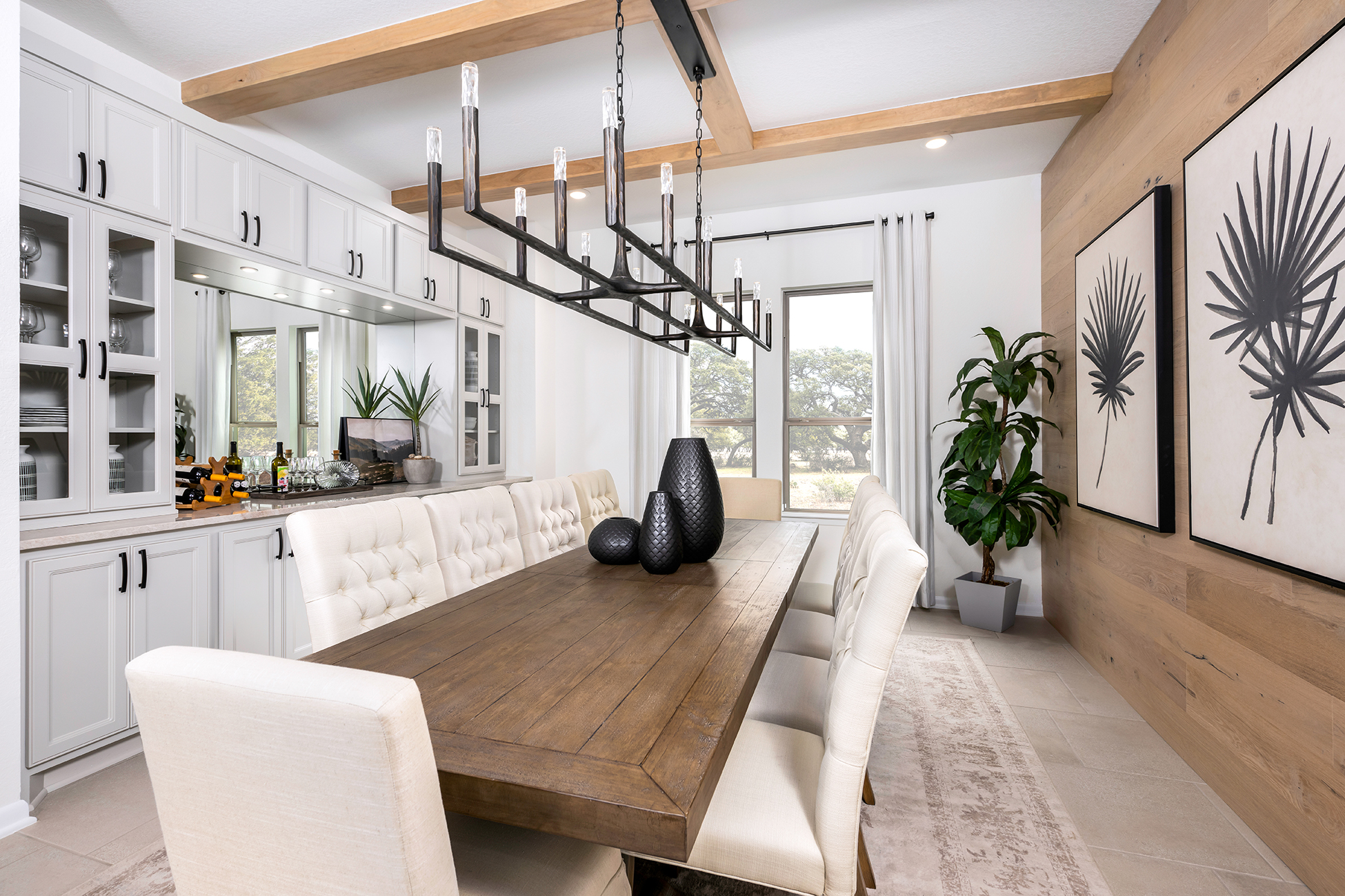 toll brothers model home dining room