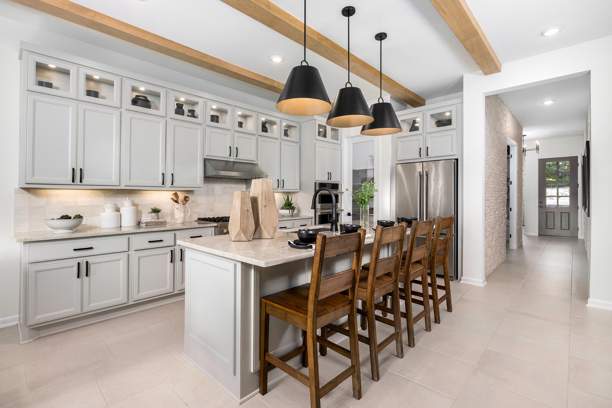 toll brothers model home kitchen
