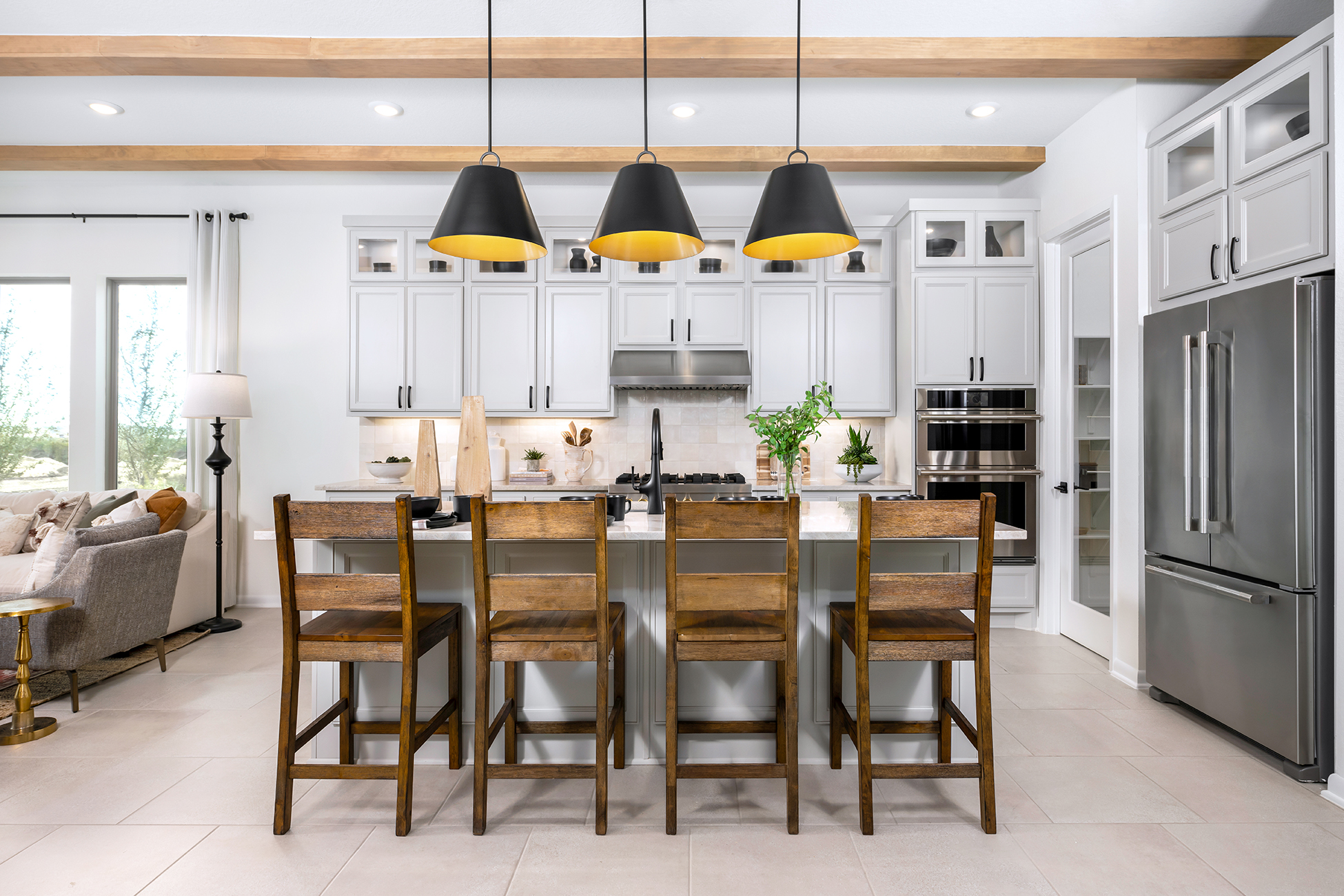toll brothers model home kitchen