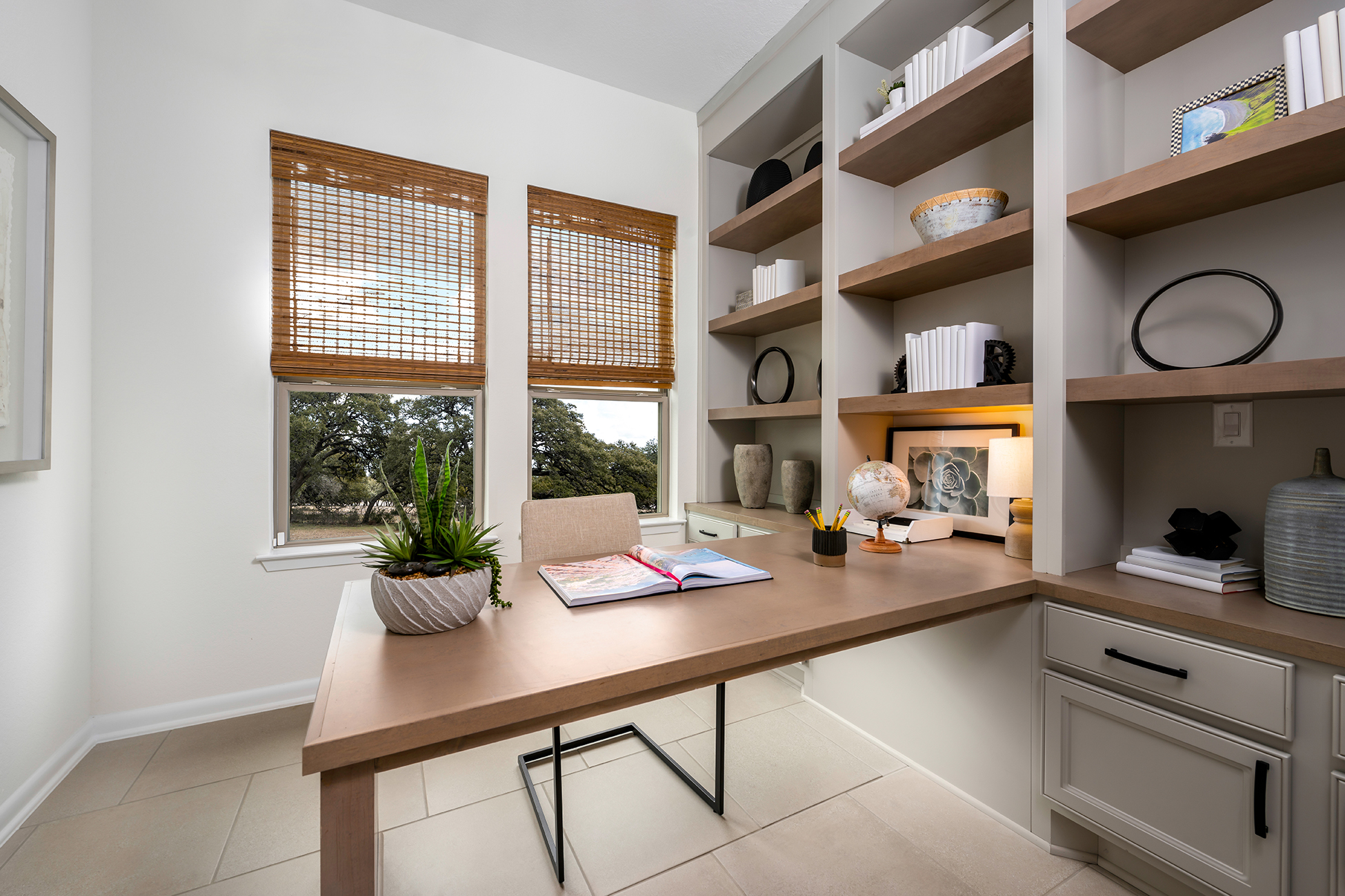 toll brothers model home office