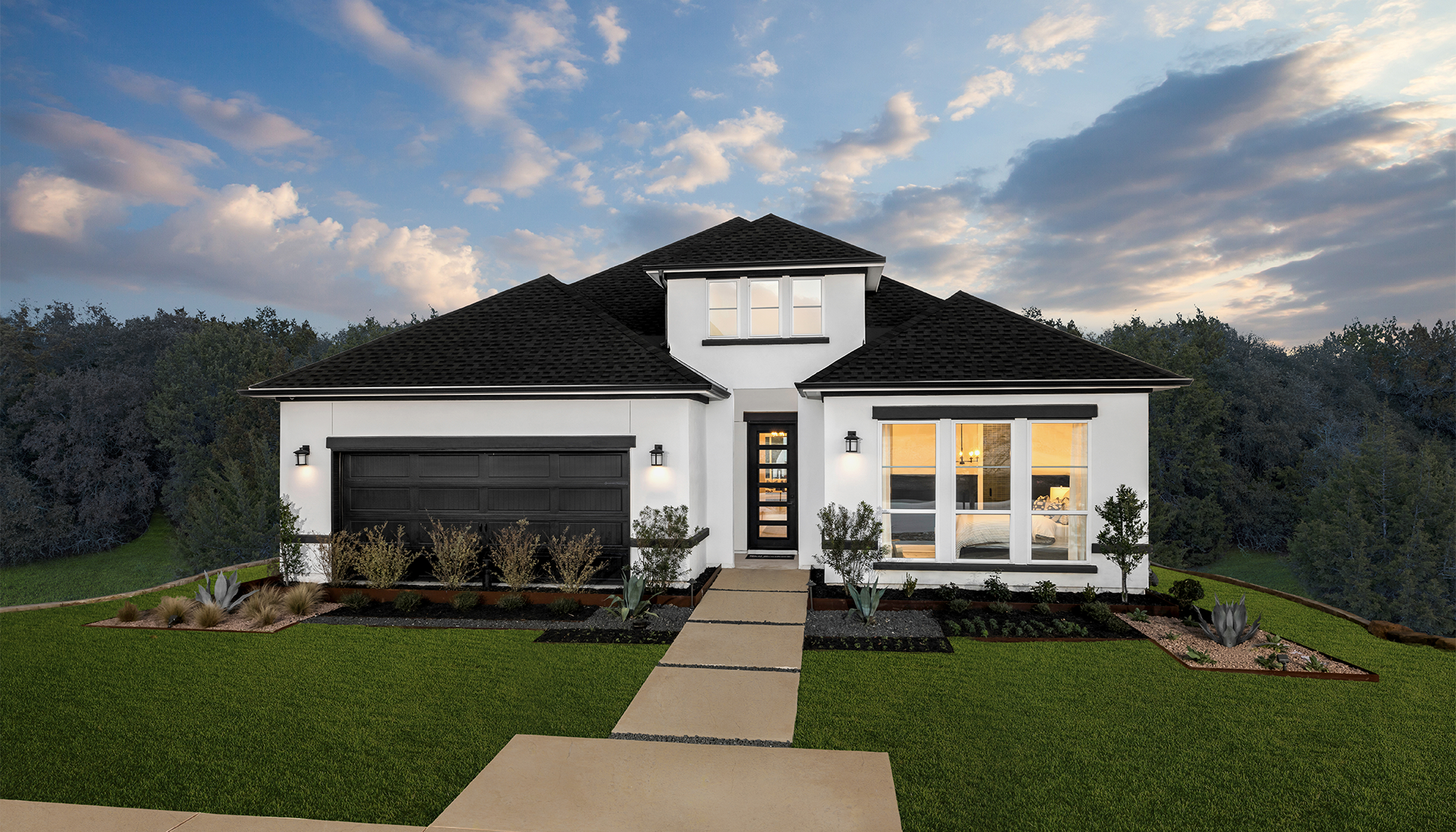 toll brothers model home exterior