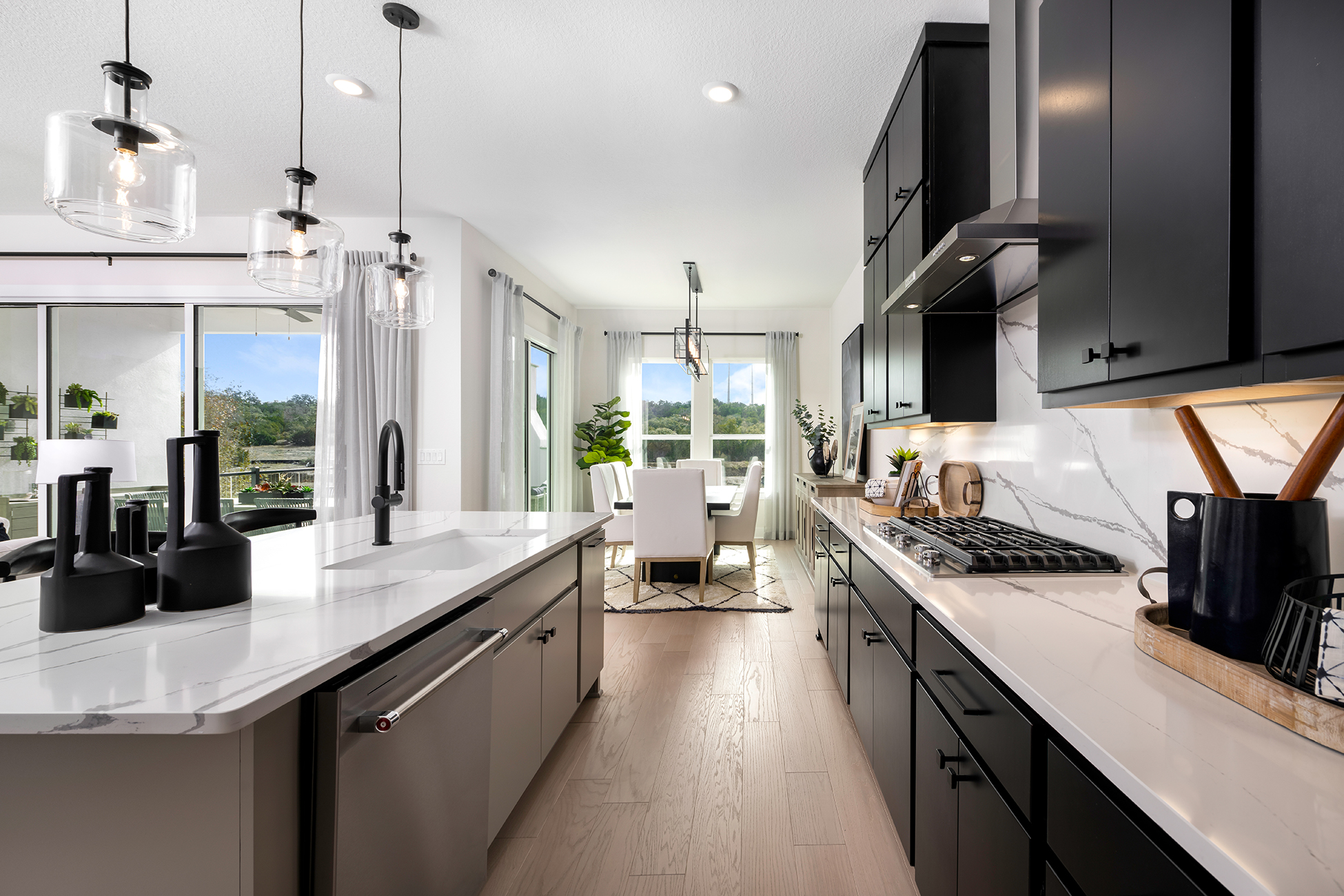 toll brothers model home kitchen