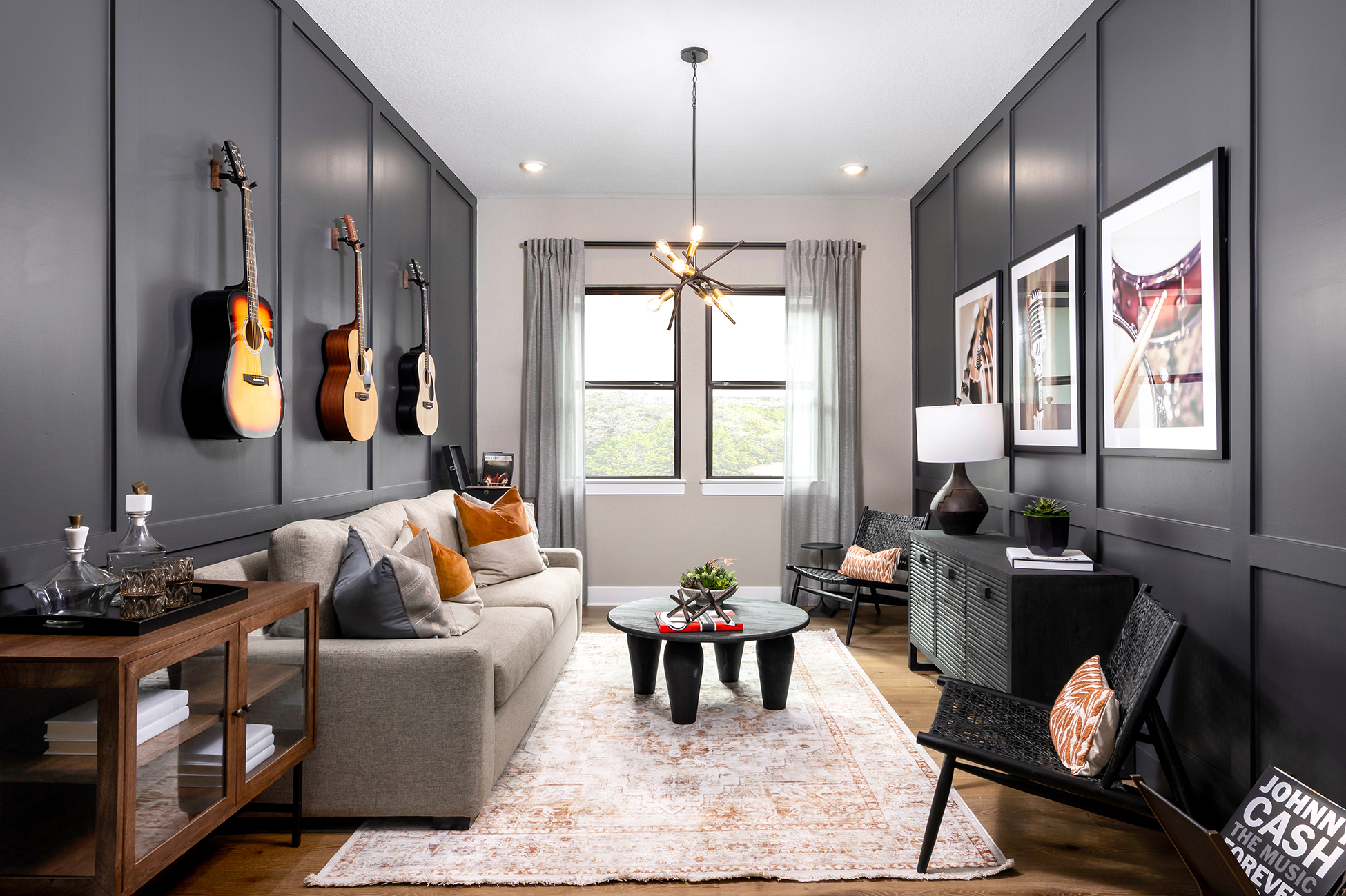 toll brothers model home flex room