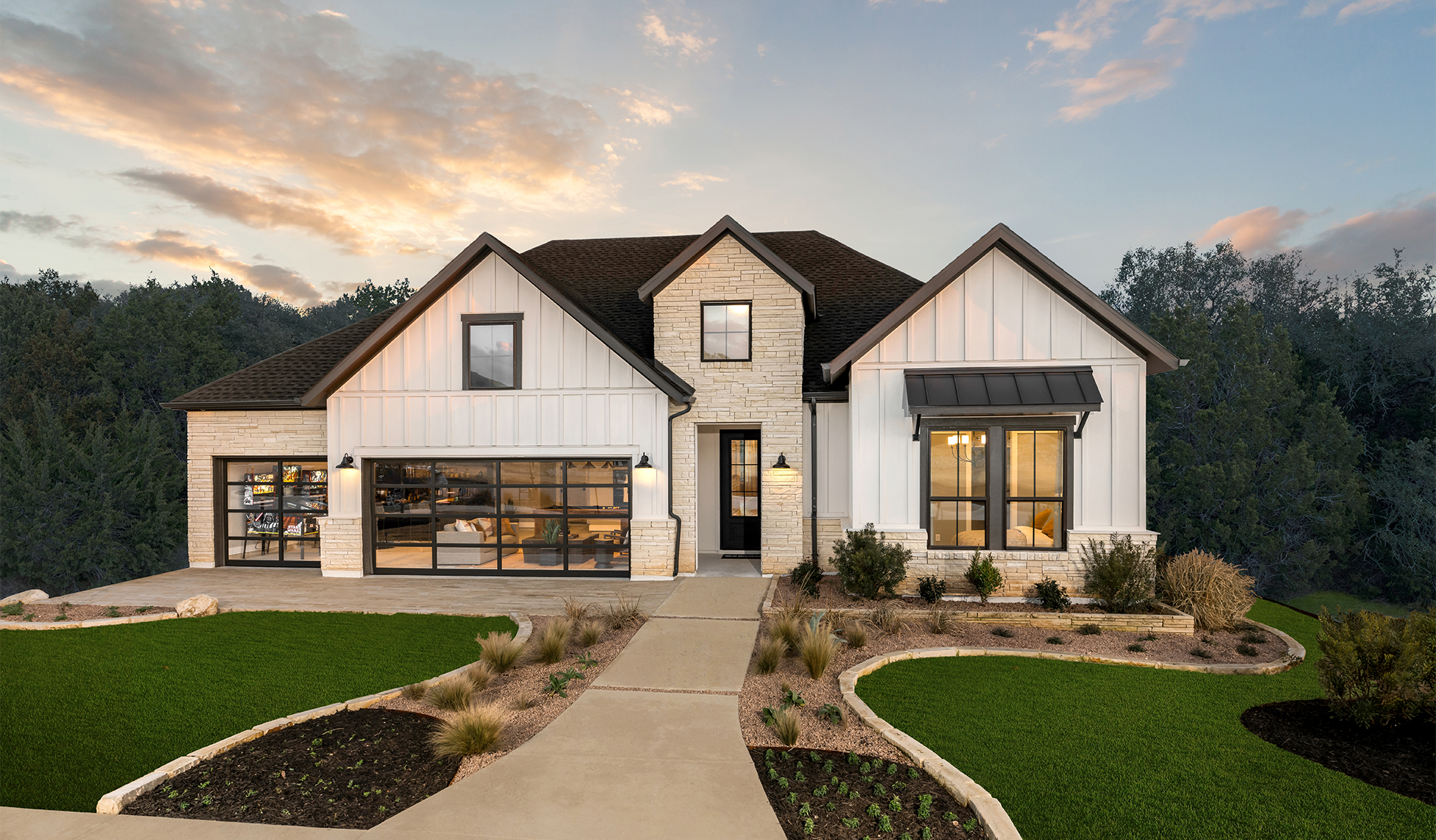toll brothers model home exterior