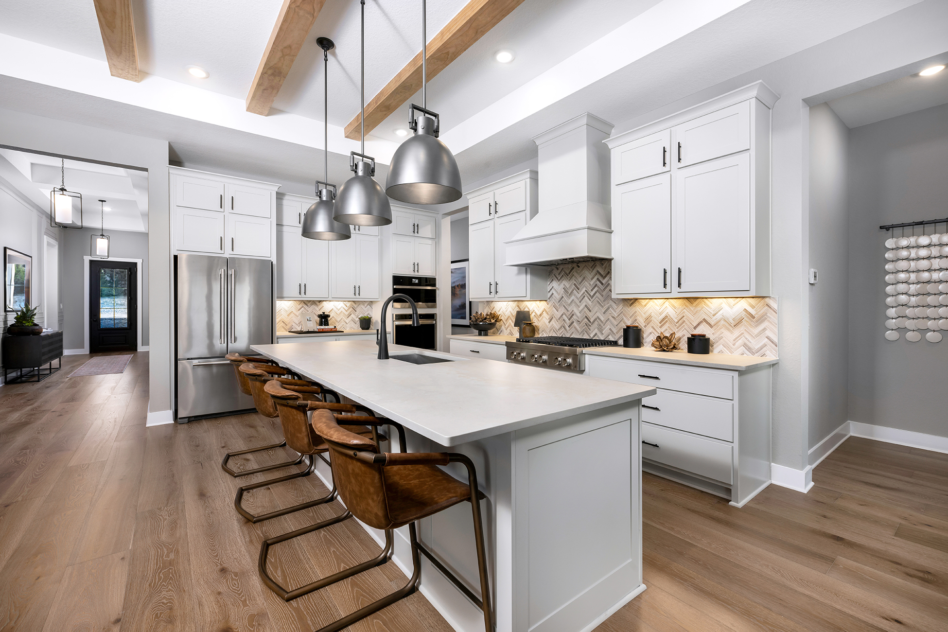 toll brothers model home kitchen